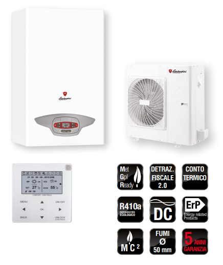 LAMBORGHINI – IDOLA HYBRID H – POMPA DI CALORE con SISTEMA DI CONTROLLO //Richedici Offerta.