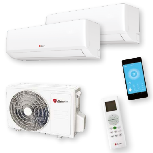 LAMBORGHINI - SMERALDO M 27-3 Trial 9000+1200+18000 - CONDIZIONATORI REVERSIBILE IN POMPA DI CALORE (Copia)