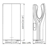 Asciugamano Elettrico Dualflow Plus