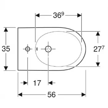BIDET iCON 2022 FILO PARETE BCO